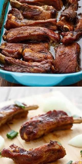 Dry Garlic Spareribs
Boneless.