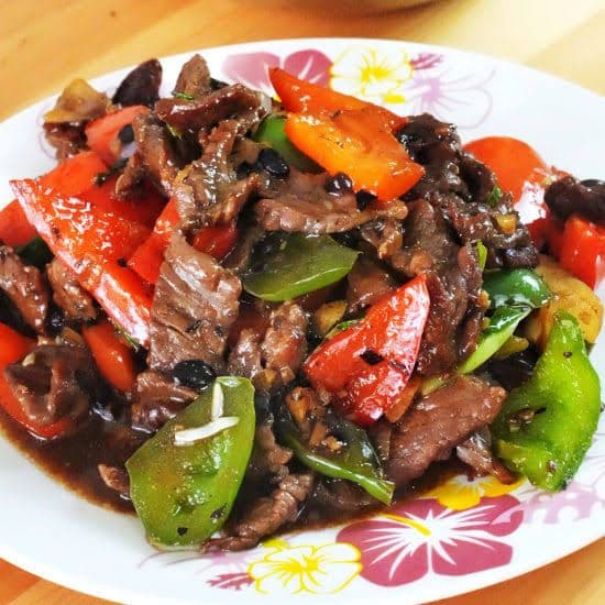 Beef with Black Bean Sauce