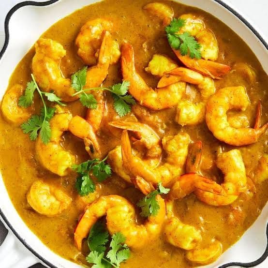 Curried Prawns