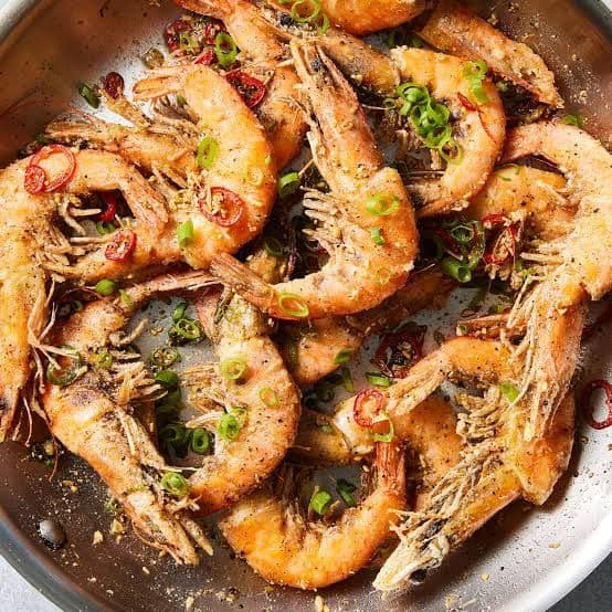 Prawn with Pepper Salt with Shells