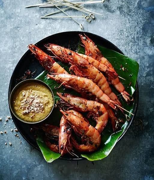 Satay Prawns