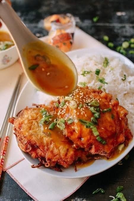 Chicken Egg Foo Young